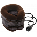 Воротник лечебный с тремя трубками (флок + ткань)