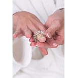 Антистрессовый акупунктурный массажер для пальцев рук Просто-Полезно "С Новым Годом!" (серебро)