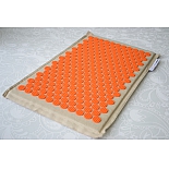 Массажный коврик акупунктурный Просто-Полезно Premium (чехол: лён, наполнитель: кокосовое волокно)