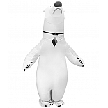 Костюм надувной маскарадный Белый Медведь-Мишка