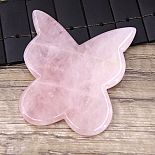 Массажер для лица из розового кварца Бабочка скребок Гуаша