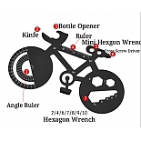 Брелок-мультитул "Велосипед"  6 в 1